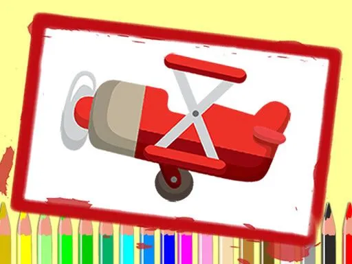 Airplanes Coloring Book