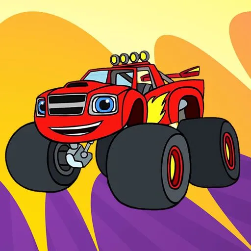 Blaze Monster Truck Coloring Book